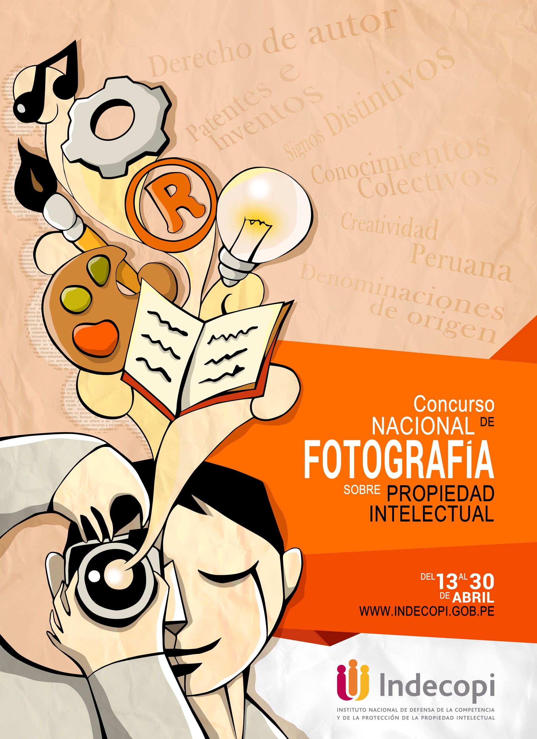 Indecopi lanza el "Concurso Ncional de Fotografía sobre Propiedad Ineletucal".